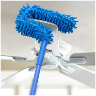 Flexible Micro Fiber Duster With Telescopic Stainless Steel Handle Specially mop for Quick and Easy Cleaning with Long Rod Home for OfficeFan  Car Cleaning Brush Tools